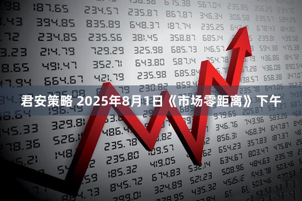 君安策略 2025年8月1日《市场零距离》下午